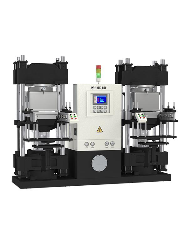 JLZ-V D.W.-Station Vacuum Compression Molding Machine